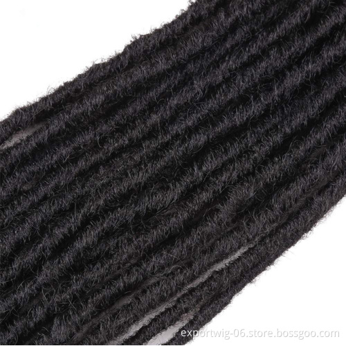 Pre Looped Soft Dreadlocks Braids Faux Locs Crochet Braid African Hair Extensions Wavy Faux  Straight Goddess Locs Ombre Synthet